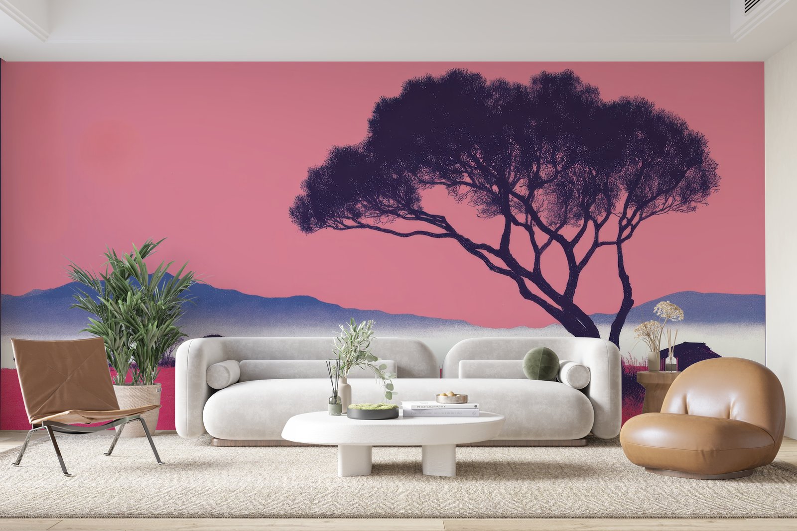 Papier peint 356 - mockup chambre