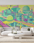 Papier peint 358 - mockup chambre