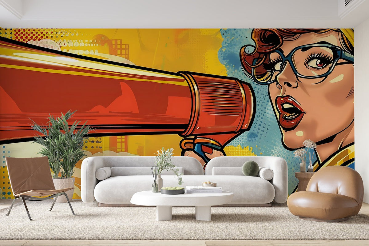Papier peint 366 - mockup chambre