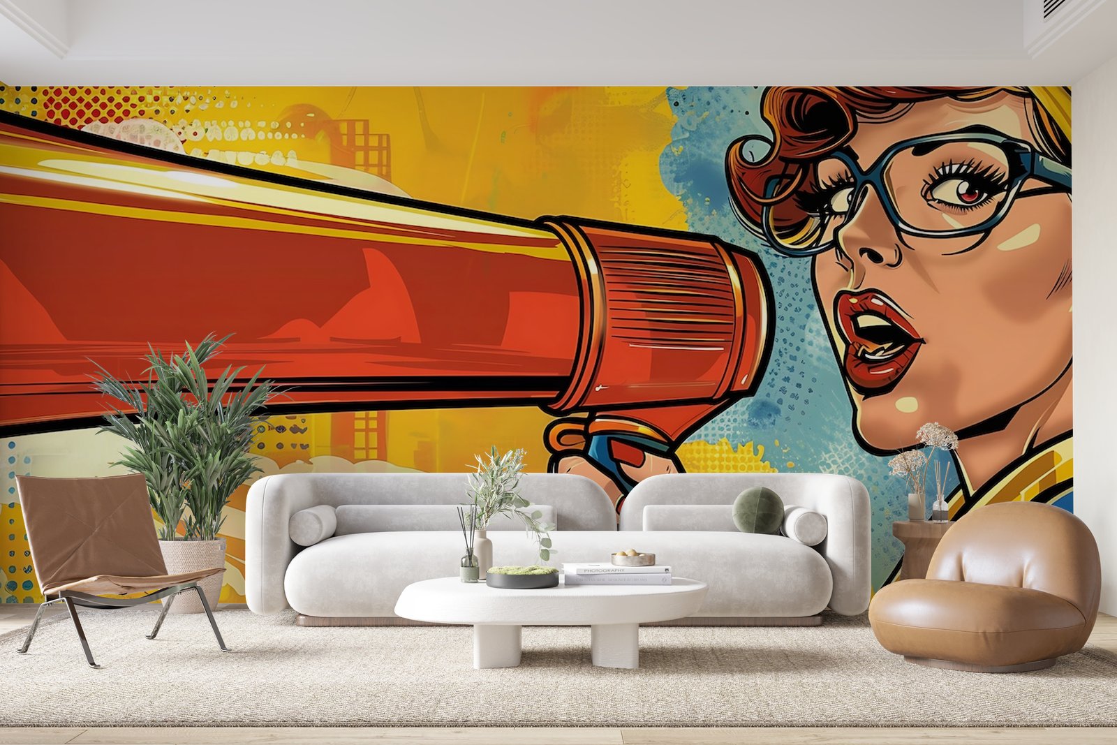 Papier peint 366 - mockup chambre
