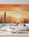 Papier peint 372 - mockup chambre