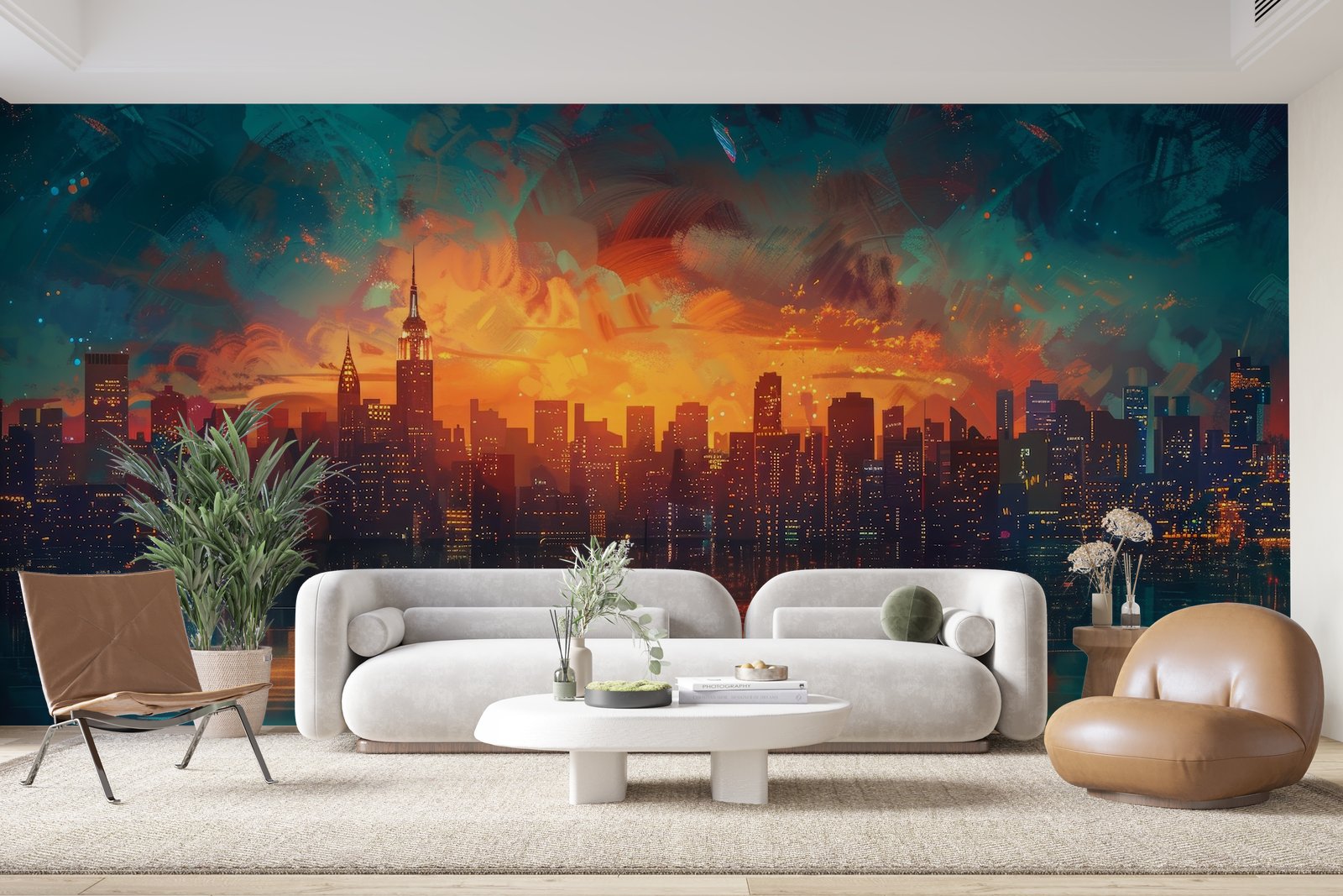 Papier peint 373 - mockup chambre