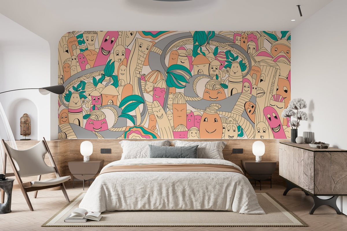 Papier peint 374 - mockup salon