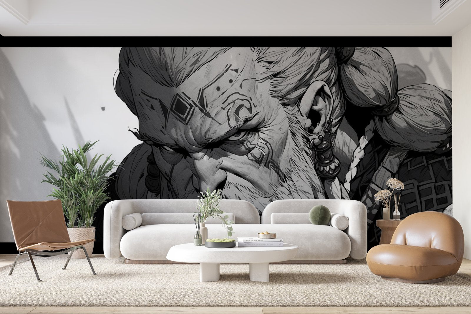 Papier peint 384 - mockup chambre