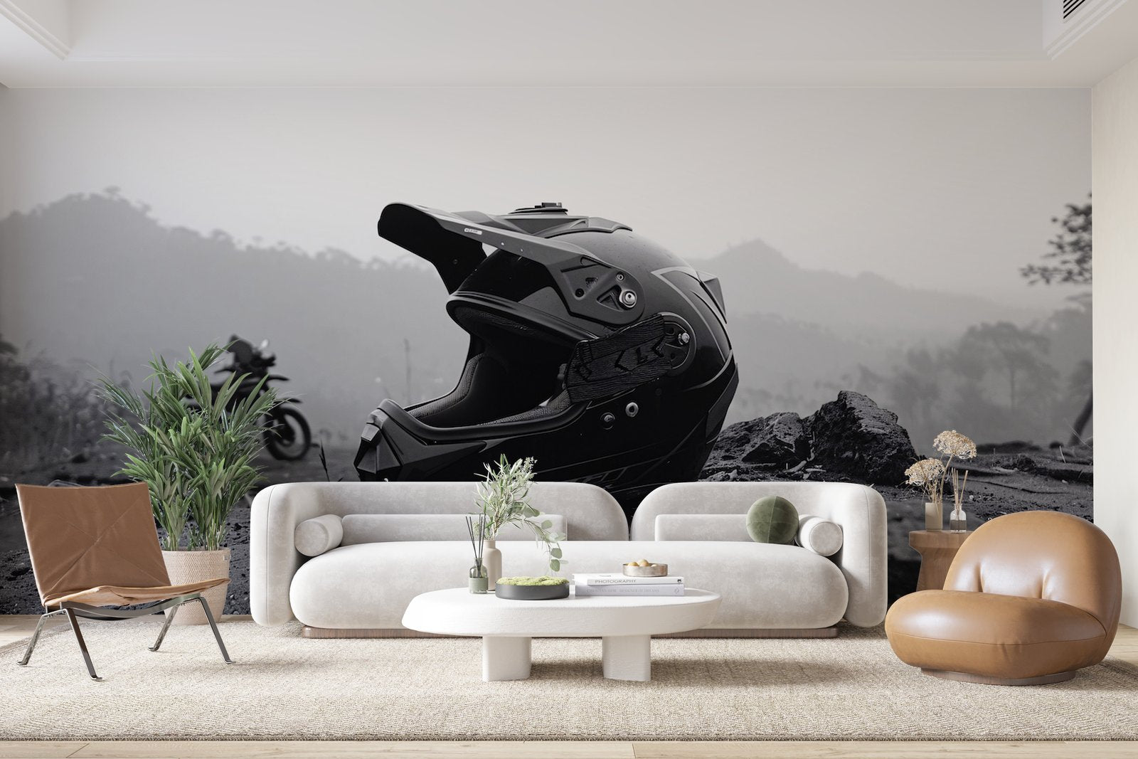 Papier peint 385 - mockup chambre