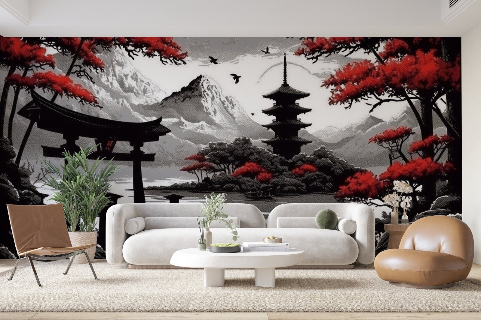 Papier peint 386 - mockup chambre