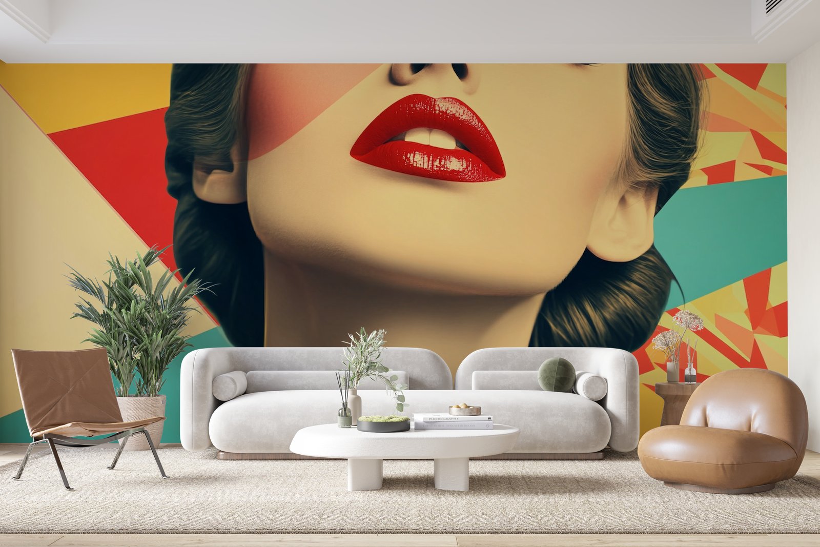 Papier peint 390 - mockup chambre