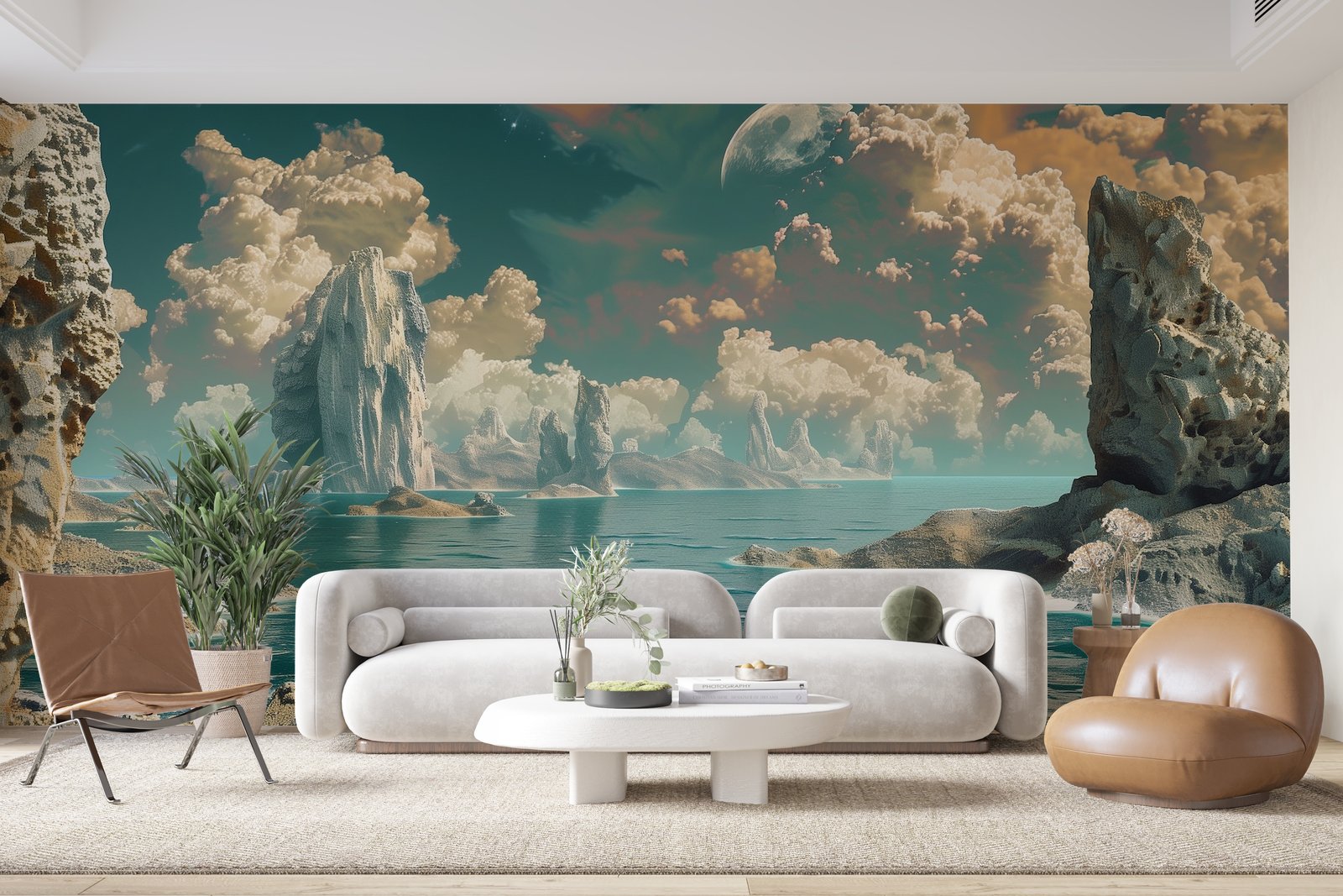 Papier peint 394 - mockup chambre