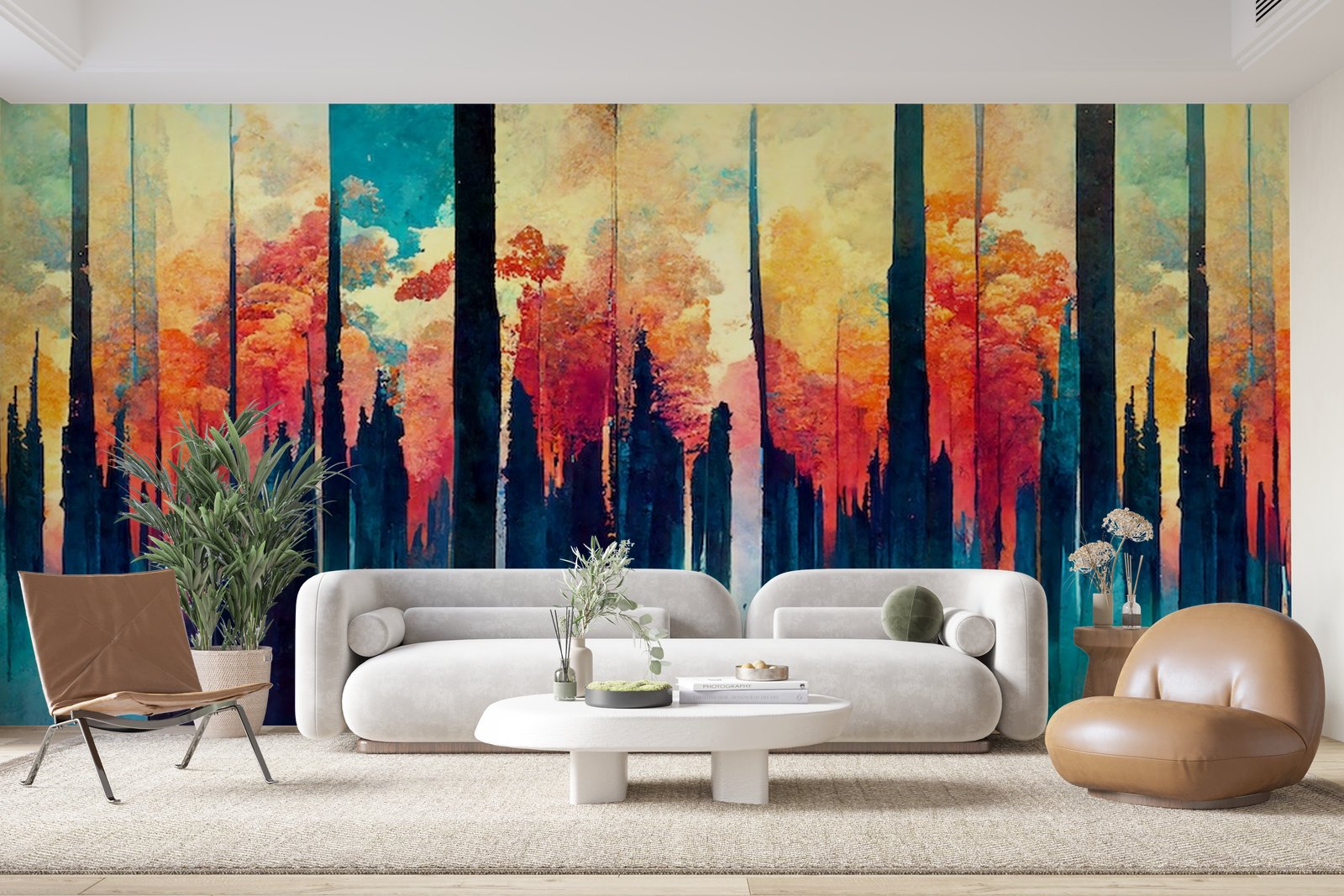 Papier peint 397 - mockup chambre