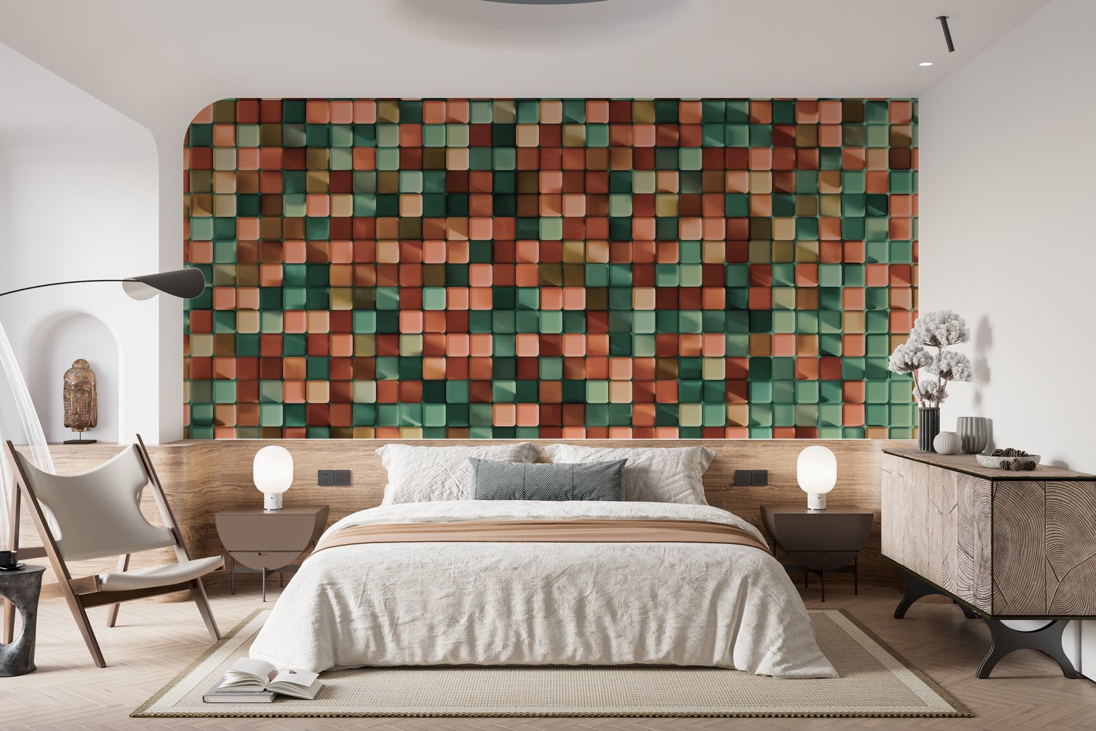 Papier peint 399 - mockup salon