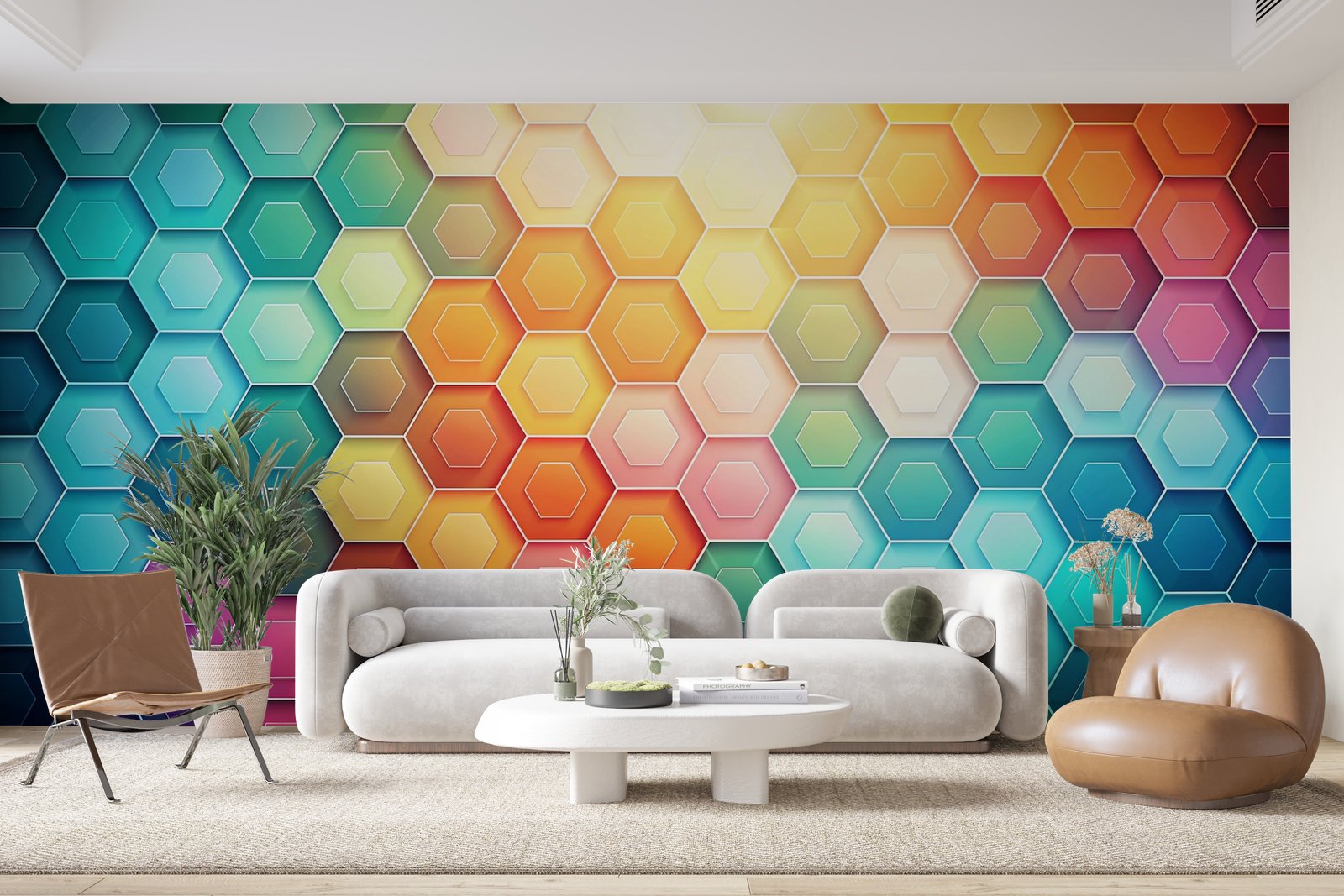Papier peint 406 - mockup chambre