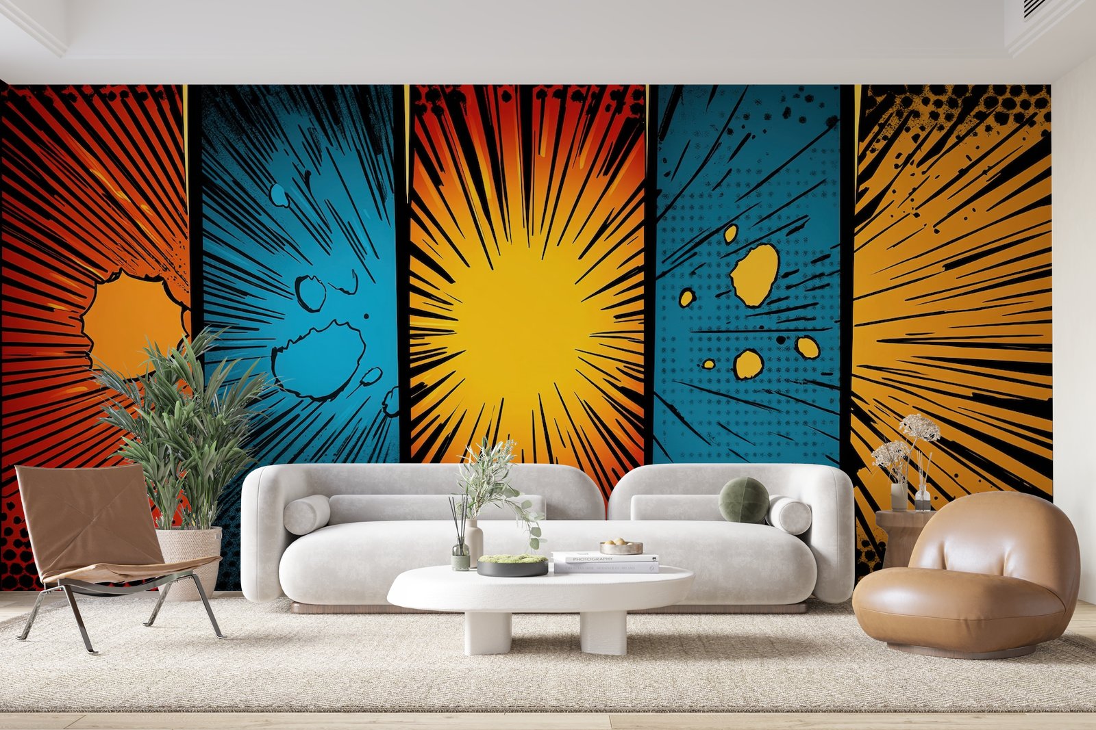 Papier peint 407 - mockup chambre