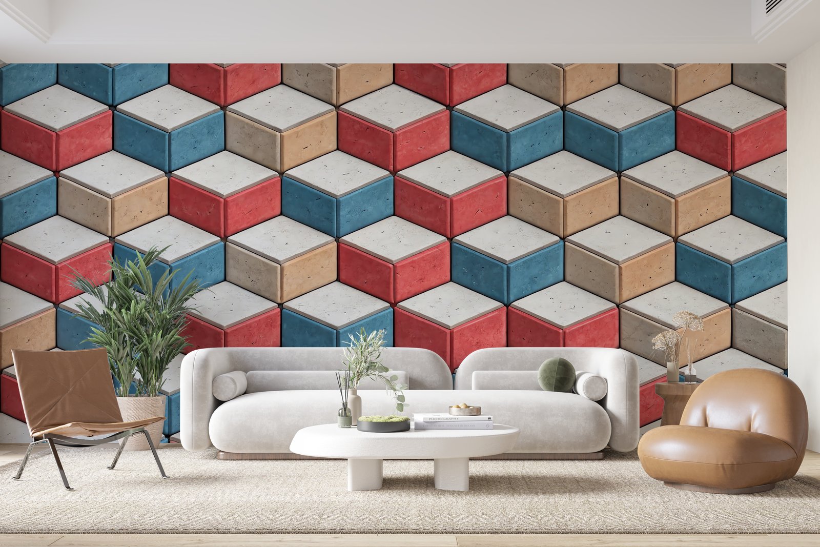 Papier peint 410 - mockup chambre