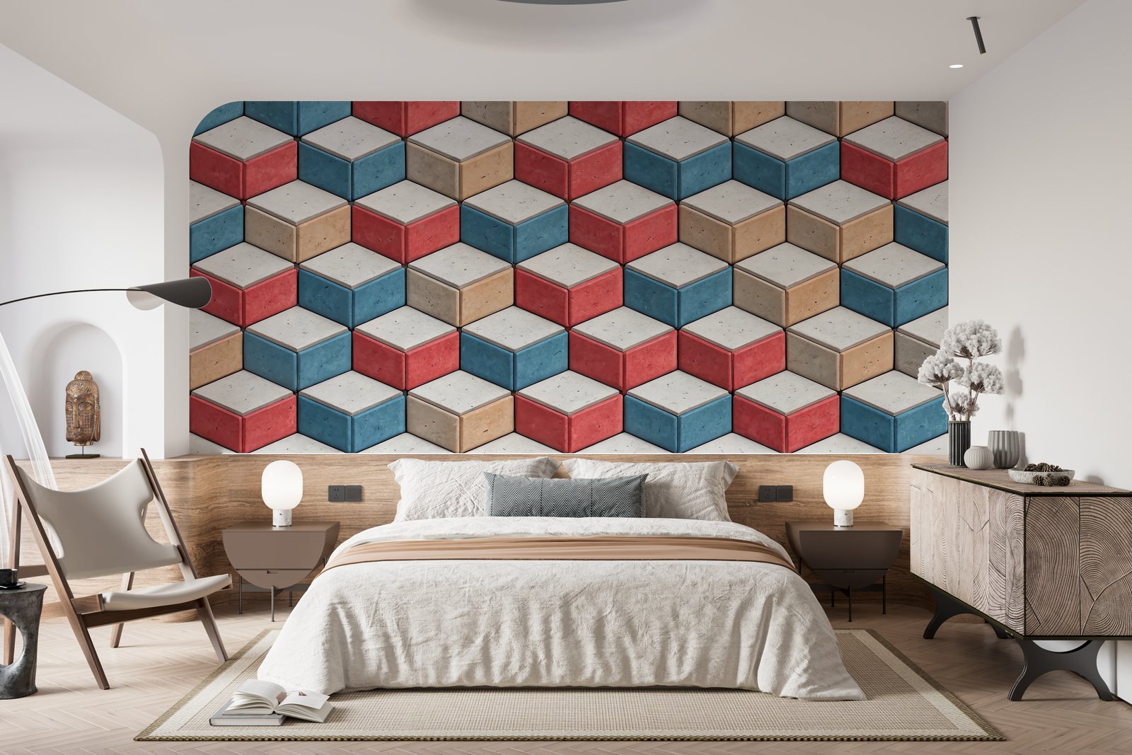 Papier peint 410 - mockup salon