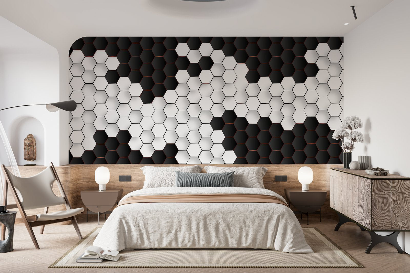 Papier peint 411 - mockup salon