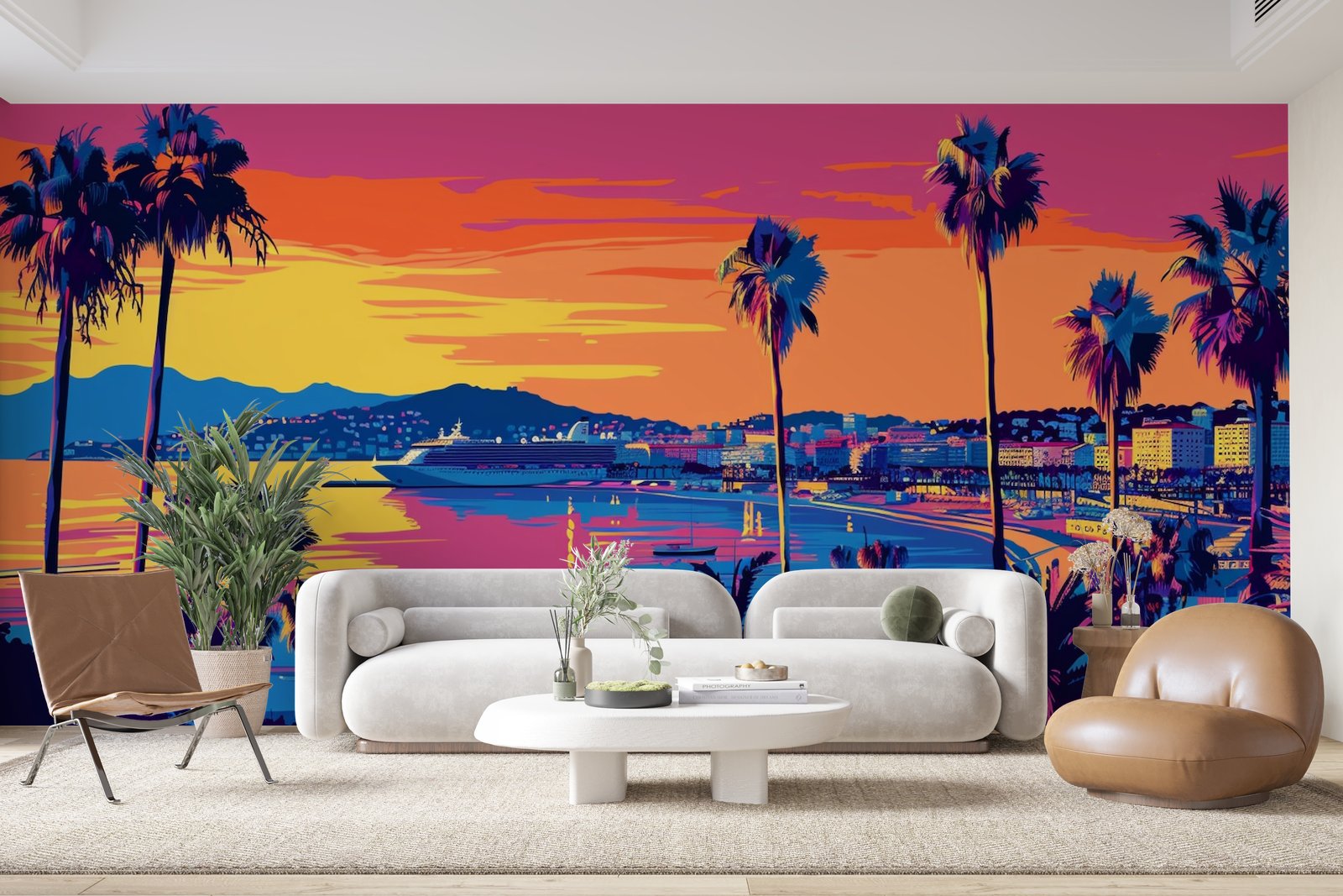 Papier peint 412 - mockup chambre