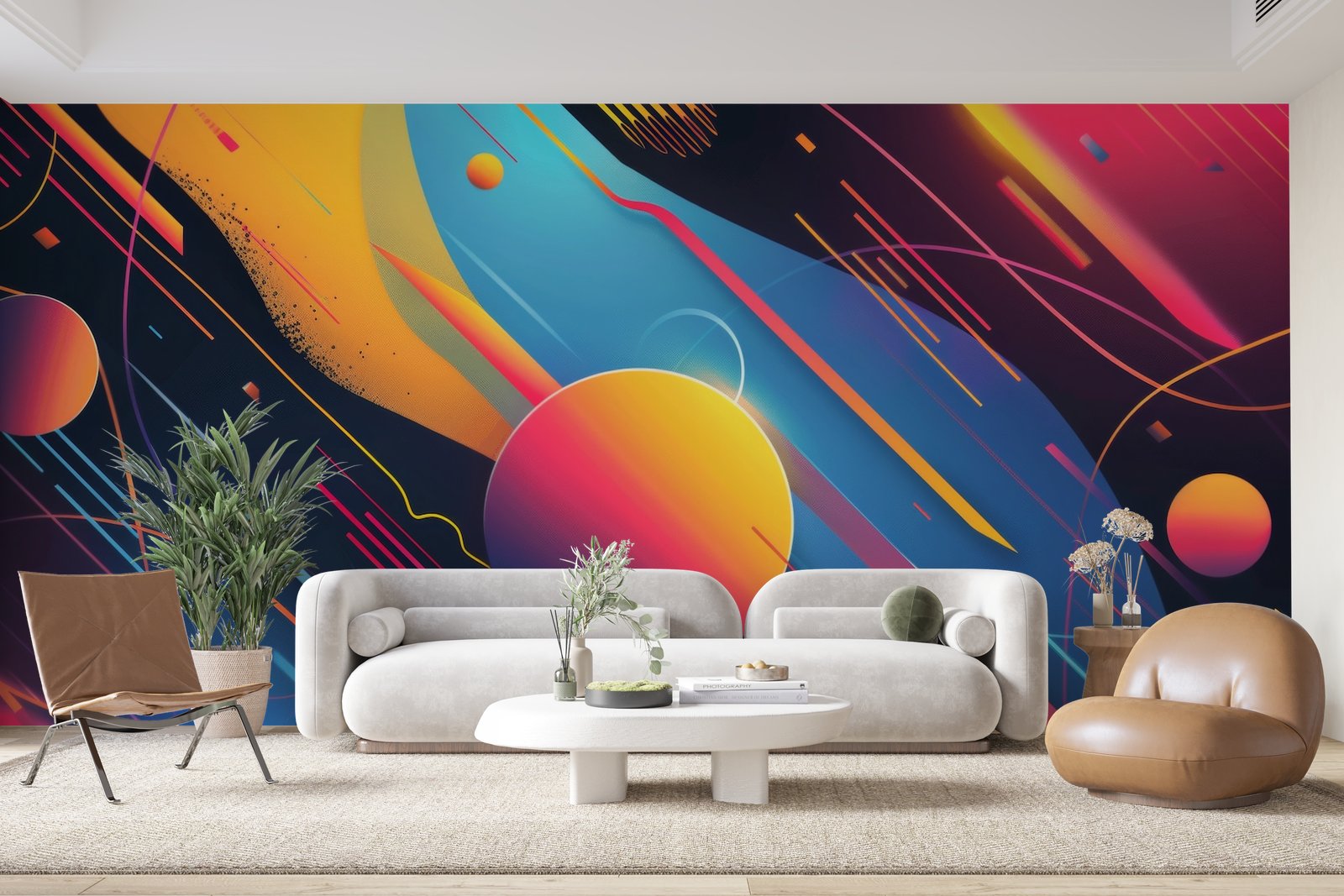 Papier peint 417 - mockup chambre