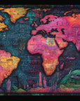 Papier Peint Carte du Monde - Multicolore