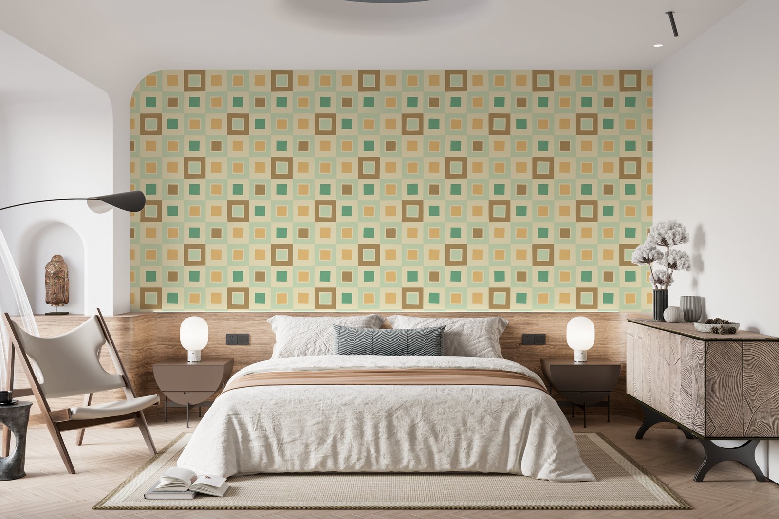 Papier peint 42 - mockup salon