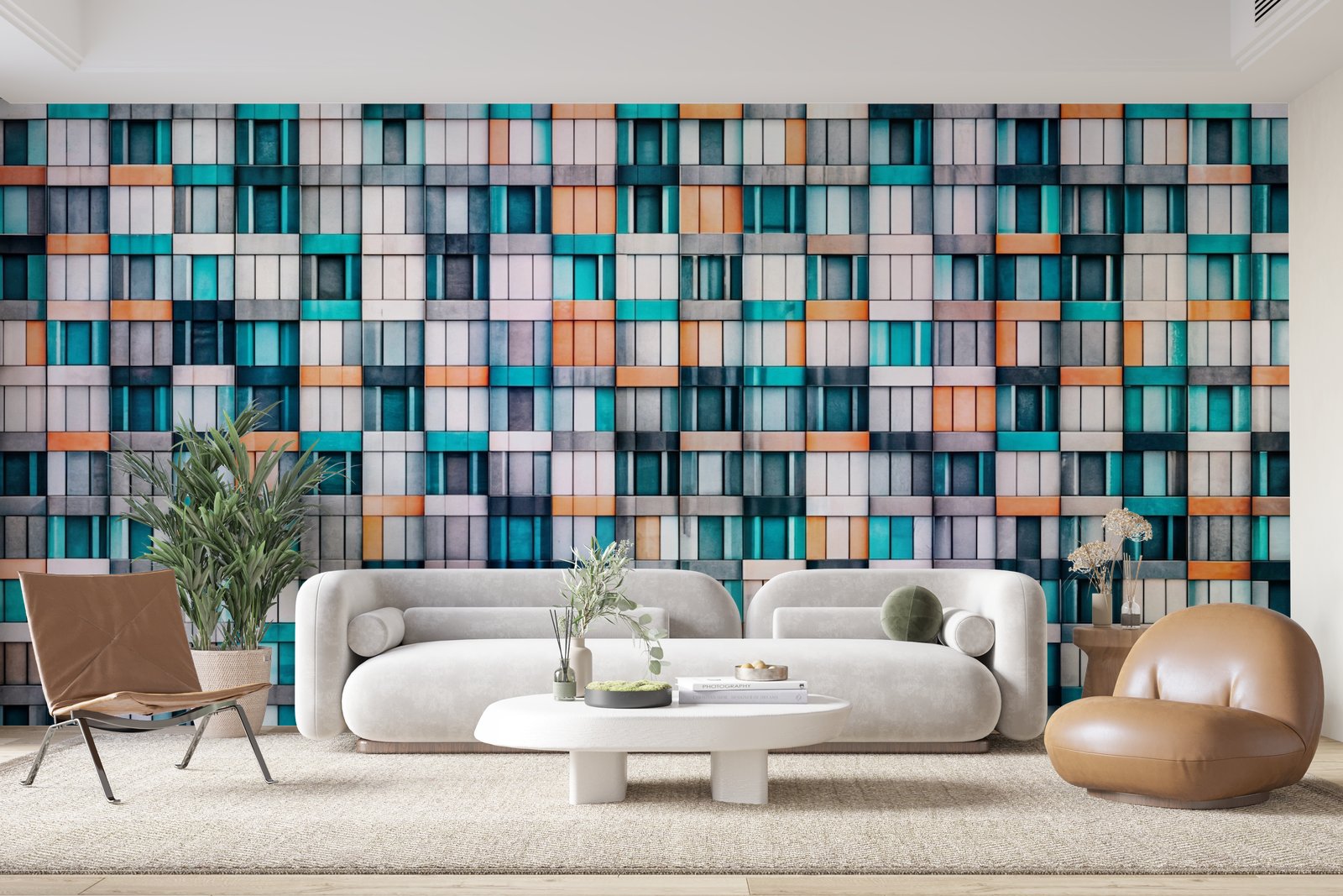 Papier peint 422 - mockup chambre