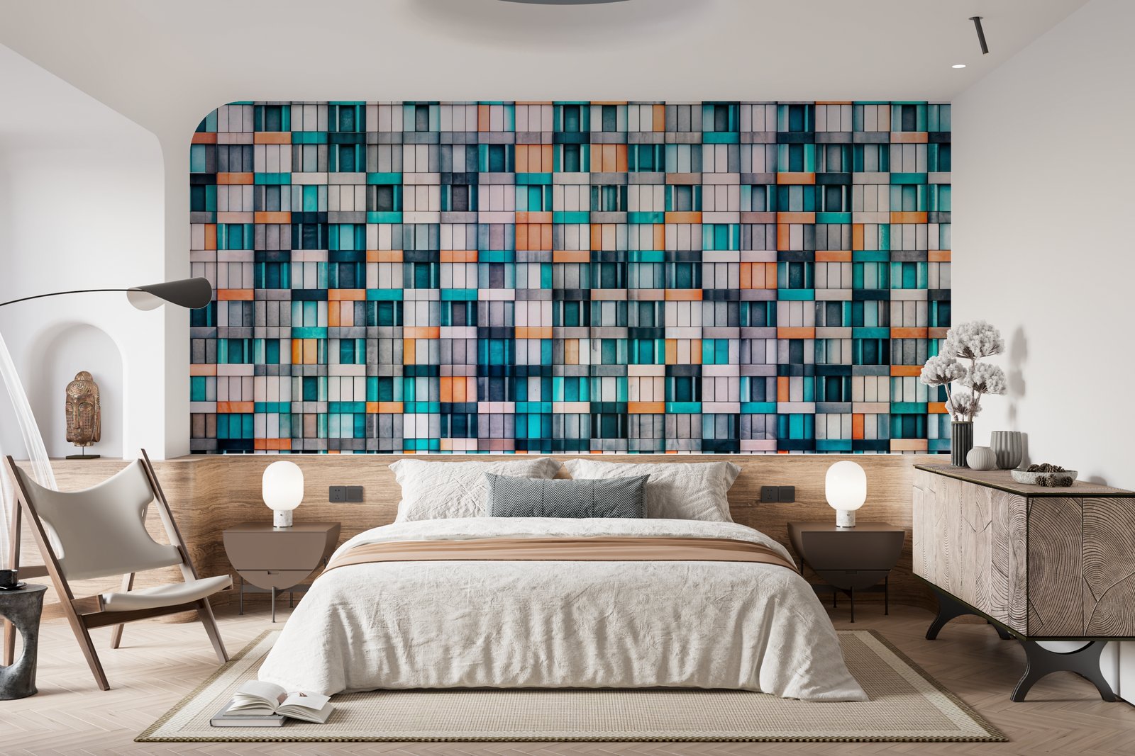 Papier peint 422 - mockup salon