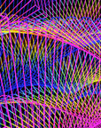 Papier Peint Abstrait - Ondes Violettes