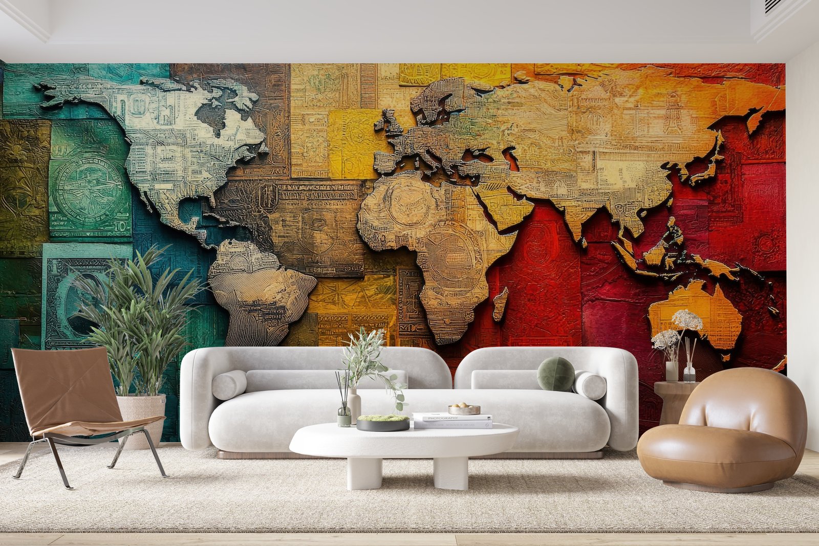 Papier peint 425 - mockup chambre