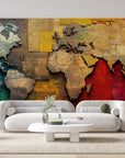 Papier peint 425 - mockup chambre