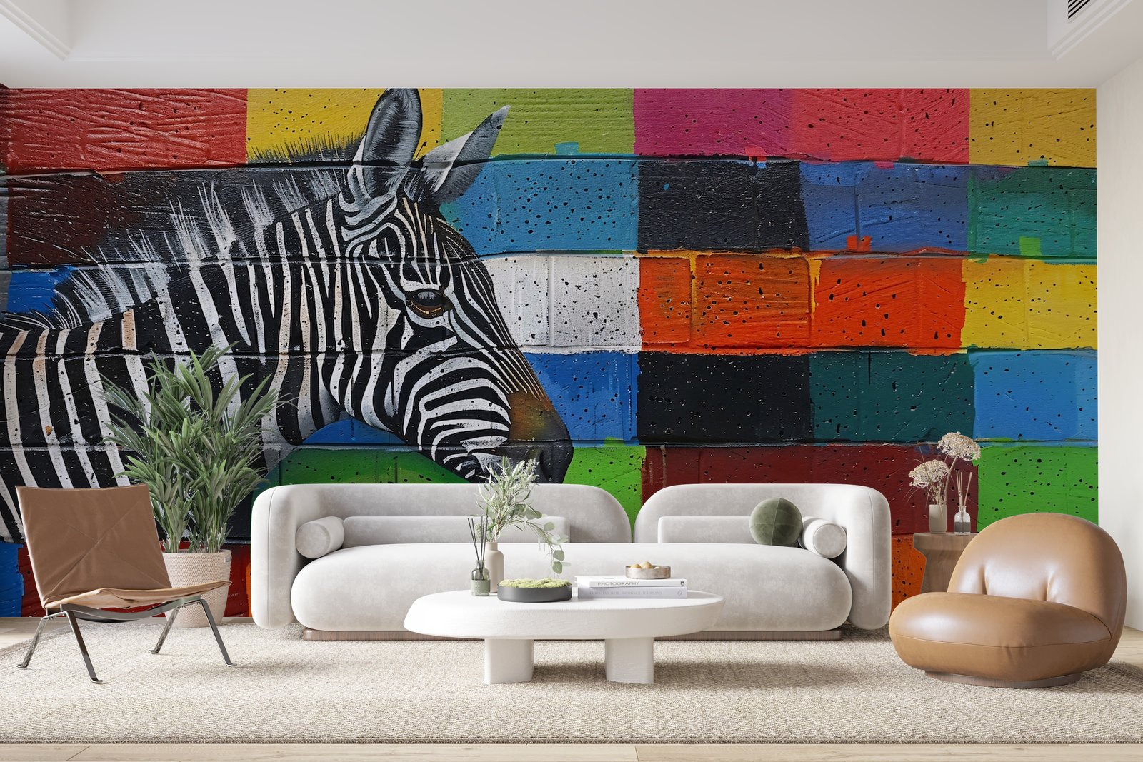 Papier peint 426 - mockup chambre