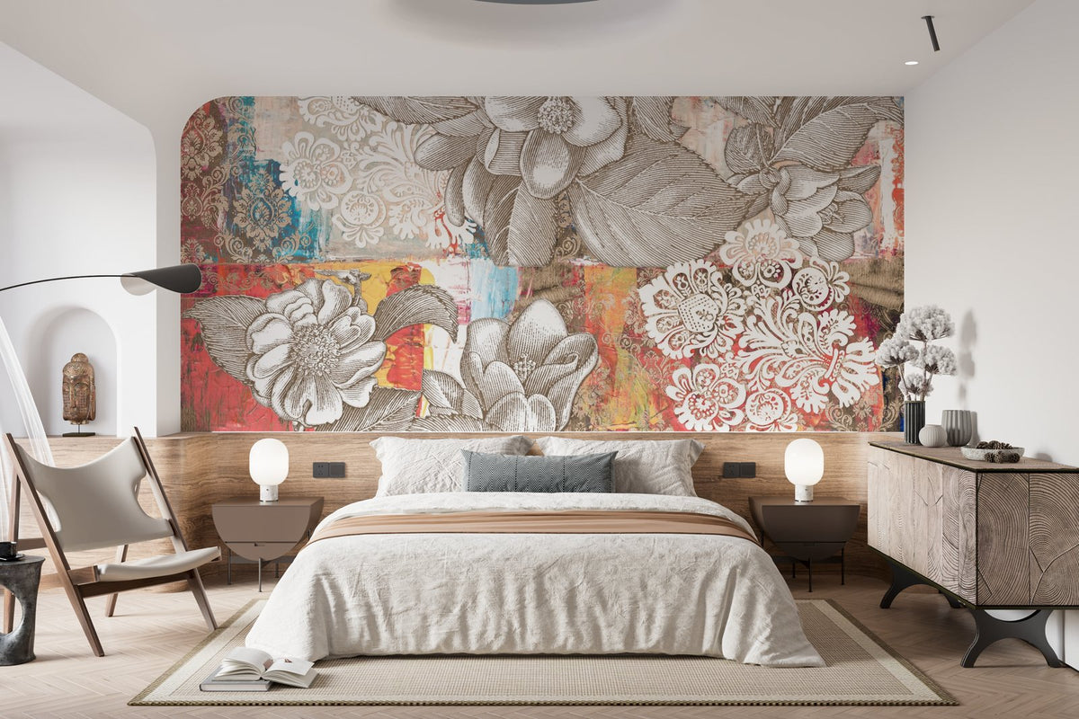 Papier peint 428 - mockup salon