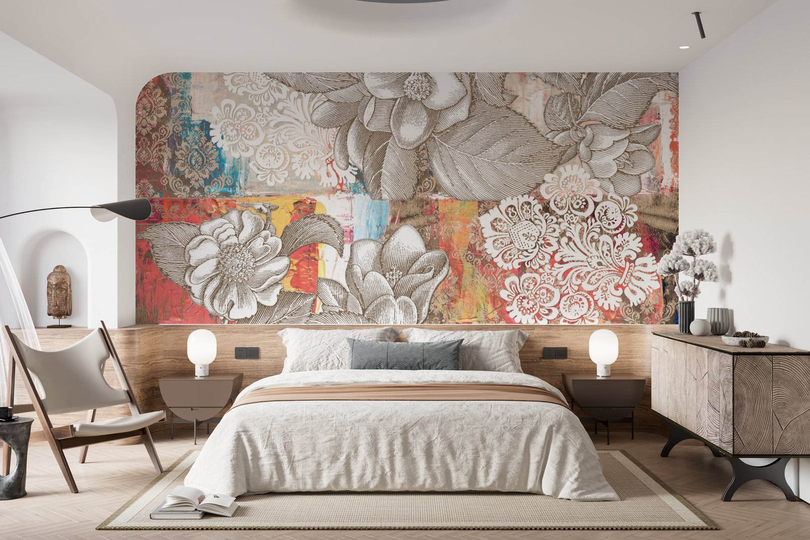 Papier peint 428 - mockup salon