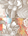 Papier Peint Pop Art - Fleurs Colorées Vives