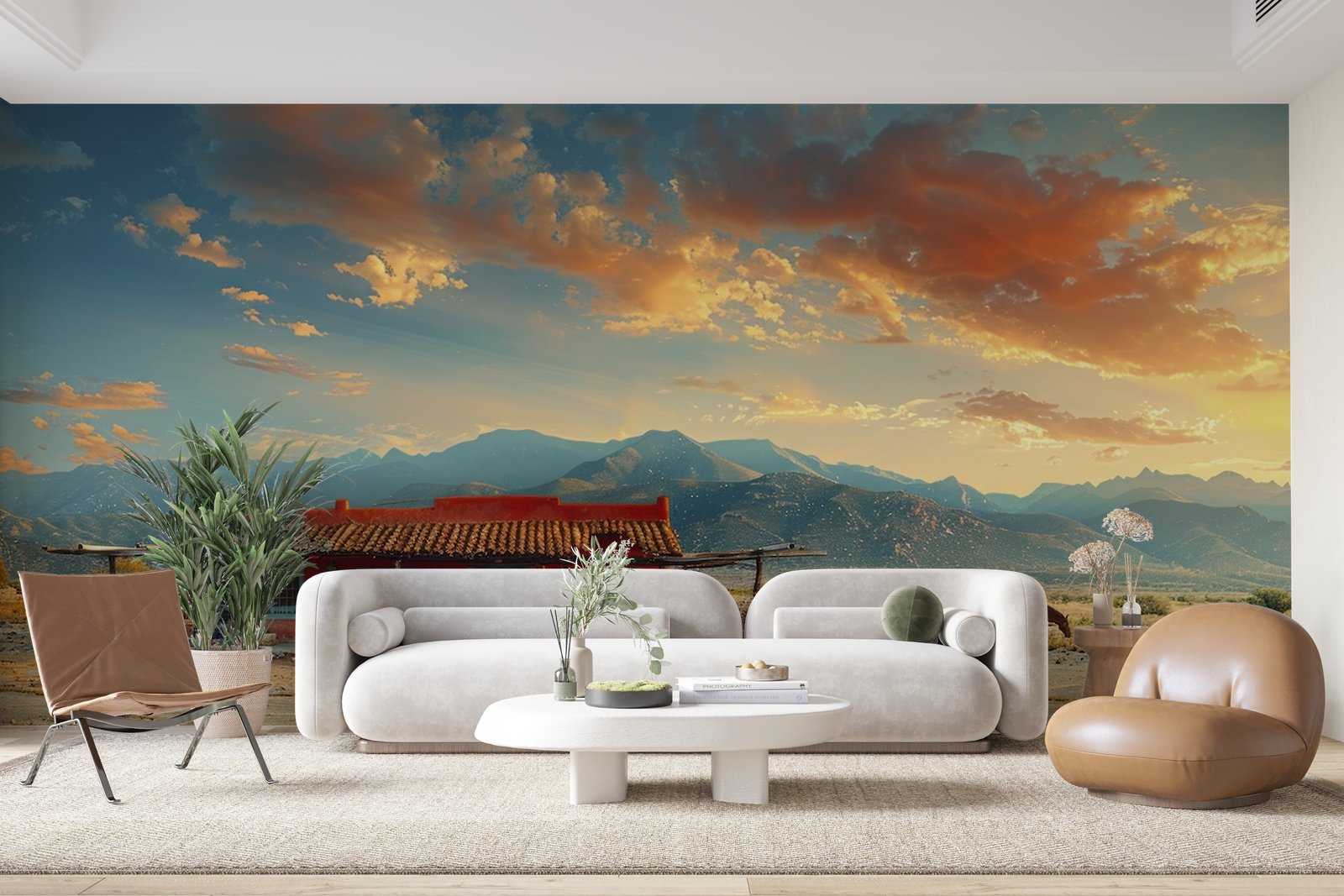 Papier peint 429 - mockup chambre