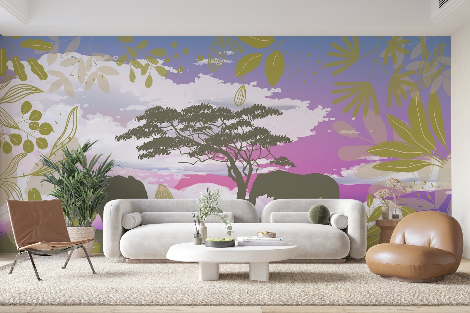 Papier peint 43 - mockup chambre