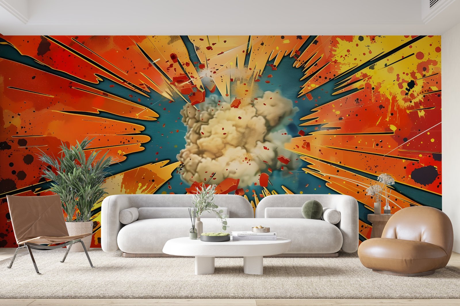 Papier peint 434 - mockup chambre