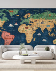 Papier peint 435 - mockup chambre