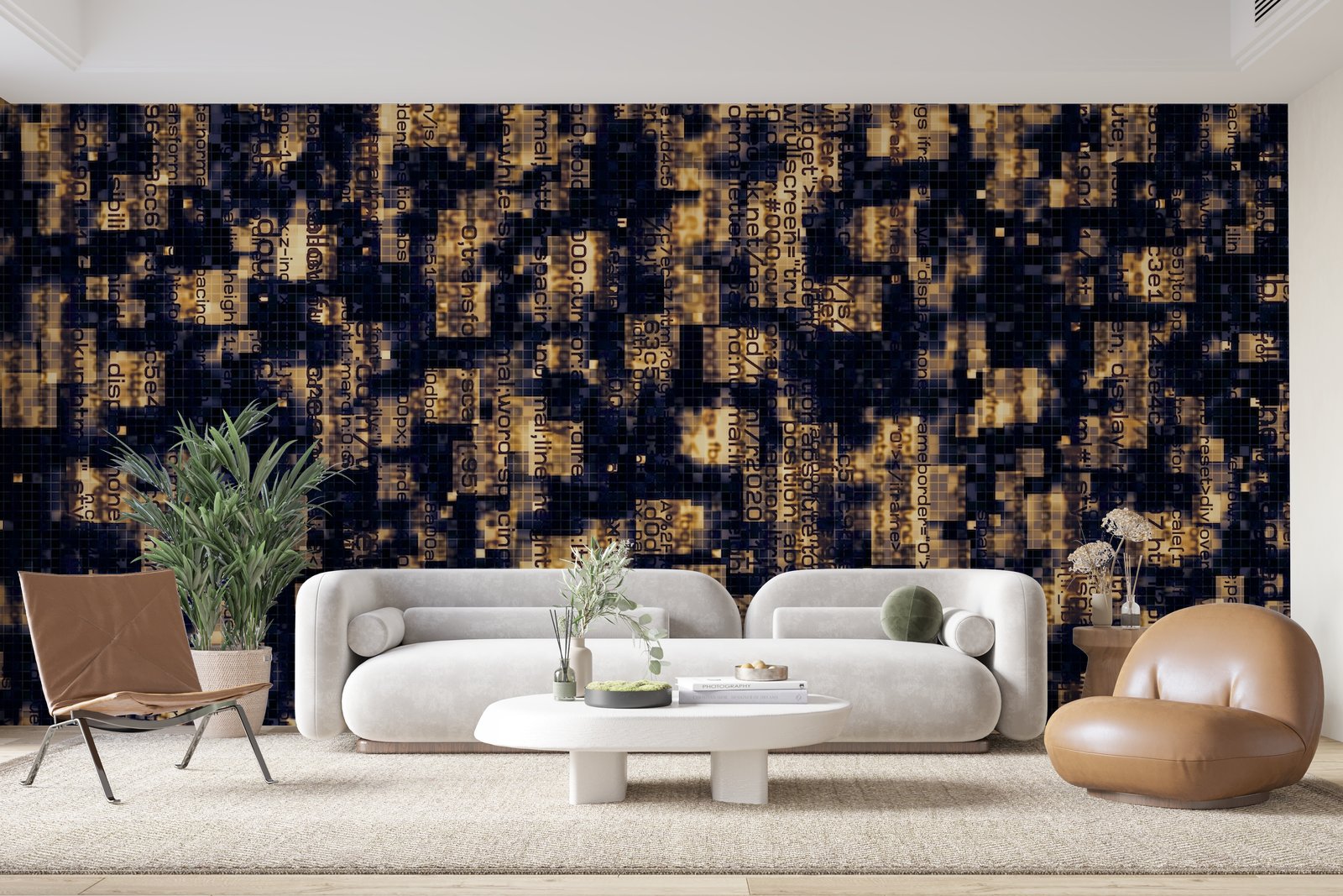 Papier peint 436 - mockup chambre