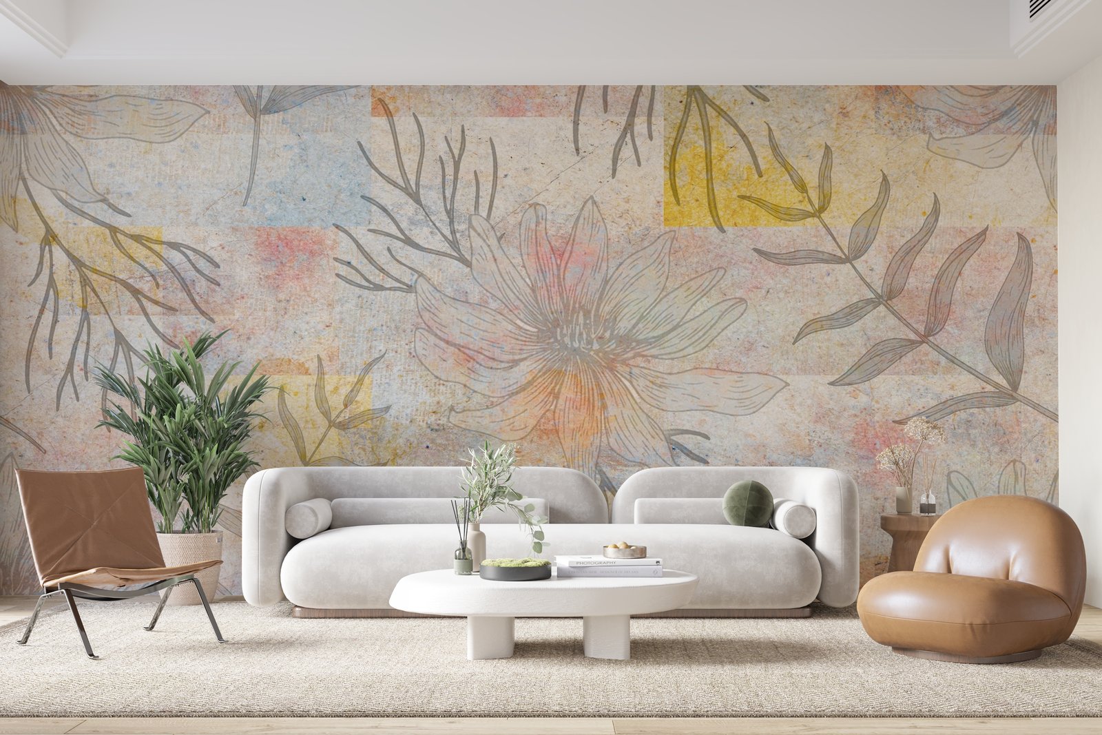 Papier peint 437 - mockup chambre