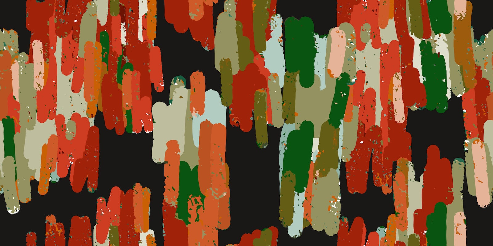 Papier Peint Abstrait - Coulures Peinture Automne