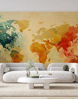 Papier peint 440 - mockup chambre
