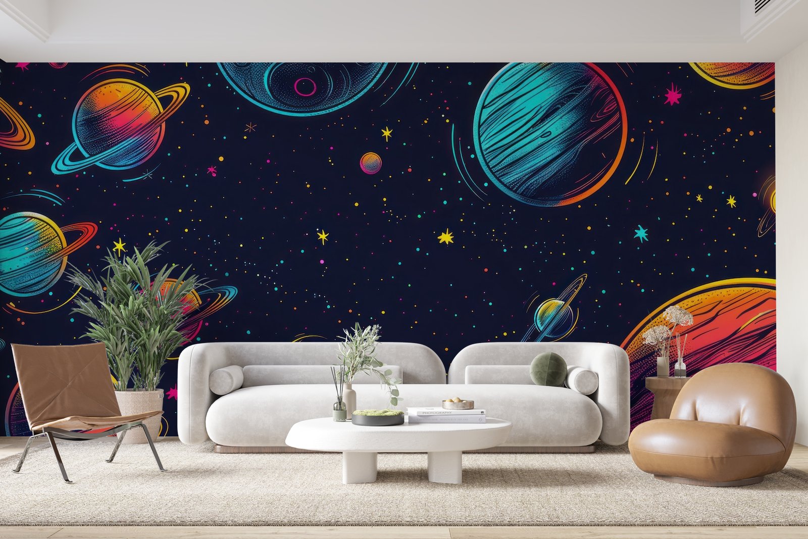Papier peint 442 - mockup chambre