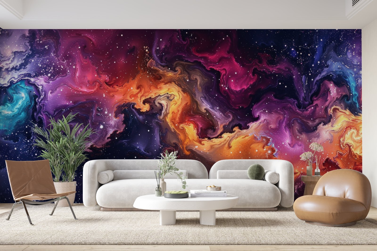 Papier peint 443 - mockup chambre