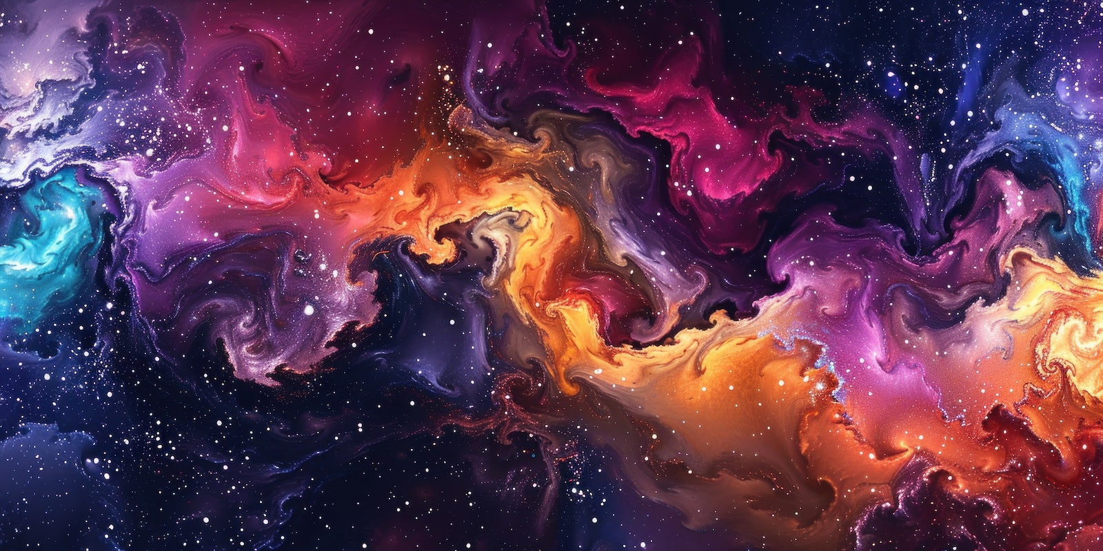 Papier Peint Espace - Galaxie Sombre