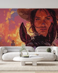 Papier peint 452 - mockup chambre