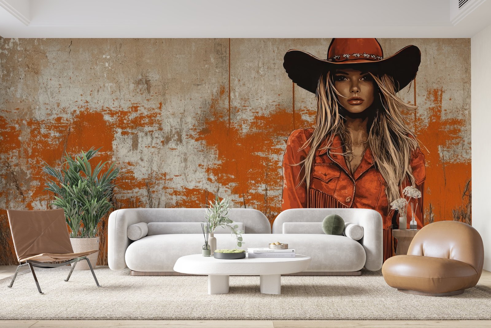 Papier peint 453 - mockup chambre