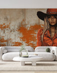 Papier peint 453 - mockup chambre