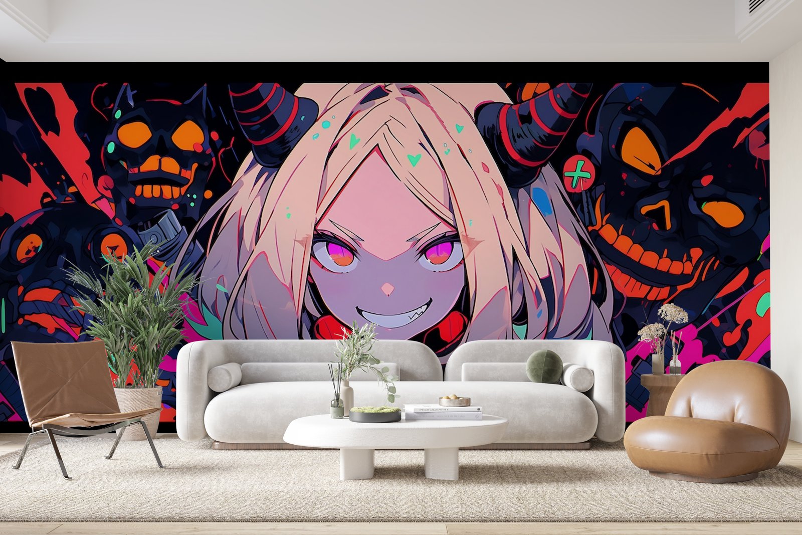Papier peint 455 - mockup chambre