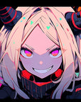 Papier Peint Anime - Fille aux Cheveux Roses