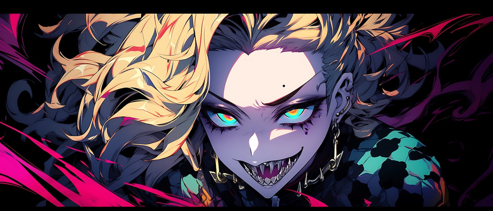 Papier Peint Anime - Vampire Blond Sombre