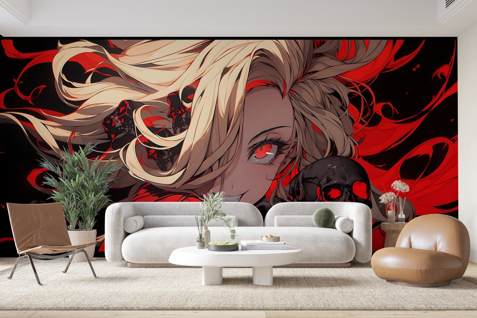 Papier peint 458 - mockup chambre